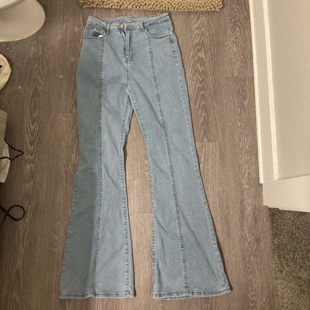 Shein bell bottom jeans